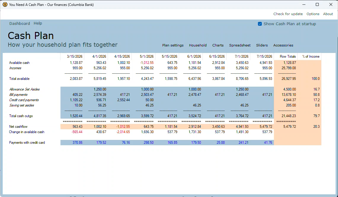 You Need A Cash Plan