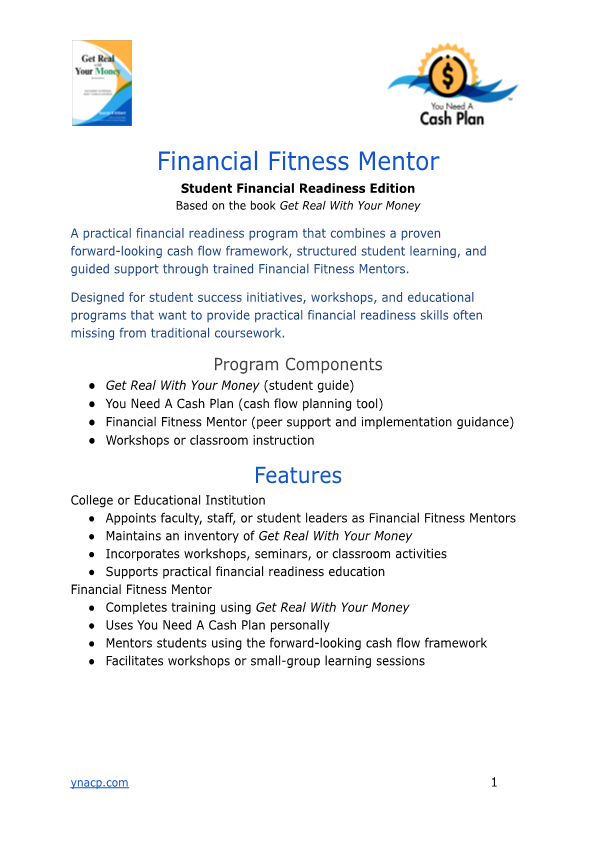 FFM student financial readiness pg 1