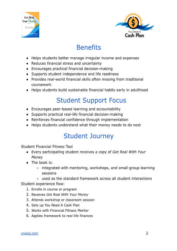 FFM student financial readiness pg 2