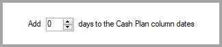 Option to add days to column dates