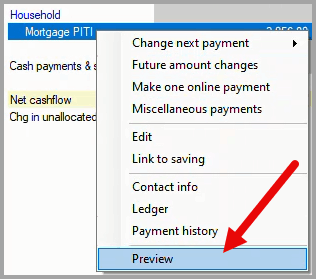 Open the preview for the bill
