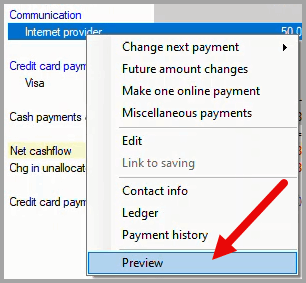 Open the preview for the bill
